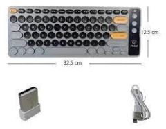 TECLADO INALAMBRICO DISEÑO TIME