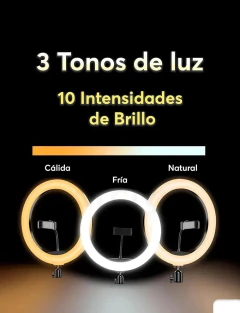 Aro De Luz led 31cm 12" C/ Tripode 2.1m kit Selfie - tienda online