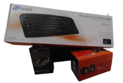 Combo Kit Gabinete NOGA Pc Pcbox Fuente Teclado Parlante Mouse en internet