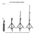 Tripode 2.1m metal