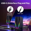 PARLANTE ALTAVOCES PARA PC C/LUZ RGB (E-1062) - comprar online