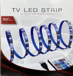 TIRA LED RGB 2M COLOR C/CONTROL 5050 - tienda online