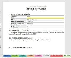 Corrector WISC V Escala de Inteligencia de Wechsler para Niños (Baremos Chilenos) - PsicoTest