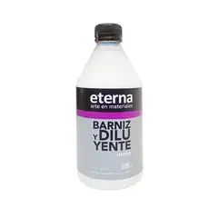 Barniz acrílico y diluyente Eterna x 500cc - comprar online