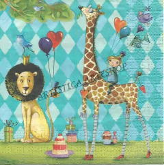 Servilletas para decoupage importadas 33x33cm Modelo PPD196