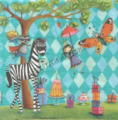 Servilletas para decoupage importadas 33x33cm Modelo PPD196 - comprar online