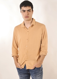Camisa de Lino Beige