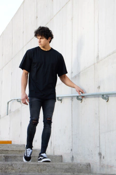 Remera Oversize Black - comprar online