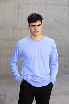 Sweater Manchester Celeste en internet