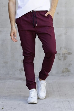 Jogger Slash Bordó