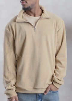 Buzo Cierre Micropolar Camel - comprar online