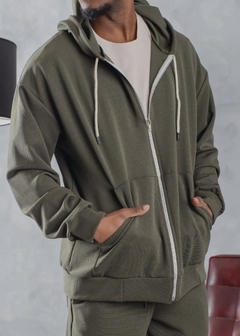 Campera Boxy Reeb Verde - comprar online
