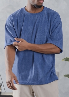 Remera Oversize Morley Azul en internet