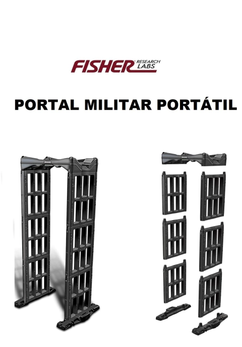 PORTA DETECTOR DE METAL PORTÁTIL - FISHER M-SCOPE (MOSTRUARIO)