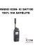 IC-SAT100 Rádio PTT via Satélite ICOM