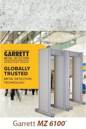 DETECTOR DE METAL PORTAL GARRETT MZ6100 INTERNACIONAL