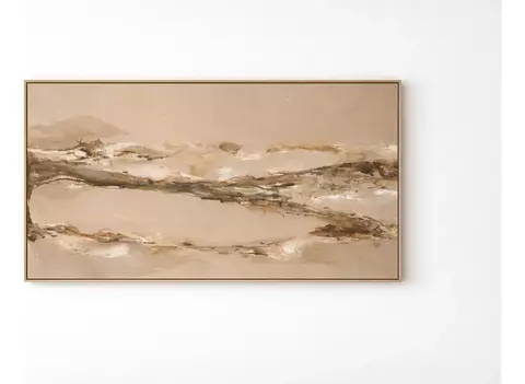 Cuadro moderno abstracto Marrones