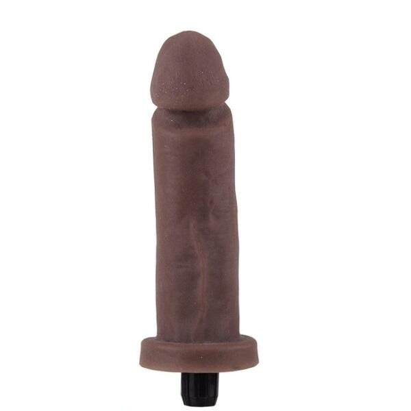 Pênis Realístico com Vibrador em CYBERSKIN Cor CHOCOLATE - 18 x 4 CM PK323CH - comprar online