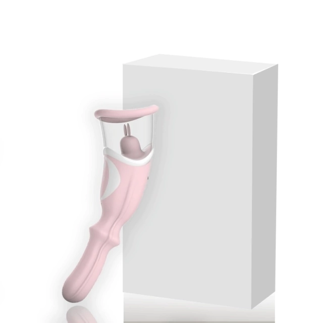 Vibrador Recarregável com Sucção e Penetrador com Movimento Vai e Vem com 8 Modos de Sucção - G-0020