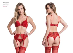 Conjunto com Microfibra e Renda Rubi - Very Chic - 3245