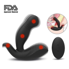 Estimulador de Próstata com Vibrador Recarregável - Megatron - S-Hande - 1436