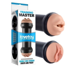 Masturbador Vagina e Boca LANTERNA em Cyberskin - Lovetoy - 1284