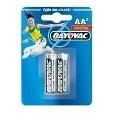 Pilhas ALCALINA Rayovac AA com 2un.