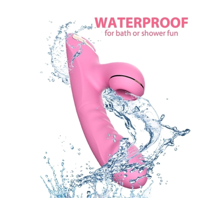 Vibrador Recarregável Rabbit Silicone Cirúrgico 7 Tipos de Vibrações e Sucção - DB071 - loja online