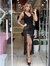 Vestido Max franjas preto Max Glamm - Le' Zanty Moda Feminina