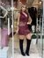 Vestido/colete em suede vinho Max Glamm na internet
