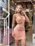 Vestido renda salmão Max Glamm