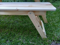 BANCO PLEGABLE PINO 30x200 !!!! - comprar online