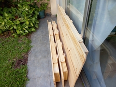 Juego Plegable Quincho Pino 160x70 Mesa + 2 Bancos !! - comprar online