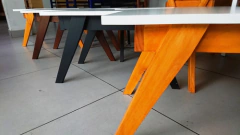 Mesa Ratona Nordica Escandinava 70x50, Patas Negras !!!!