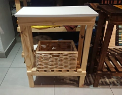 Mesa Auxiliar Cocina 70x30 - 1 Estante, Sin Tonalizar!! - tienda online