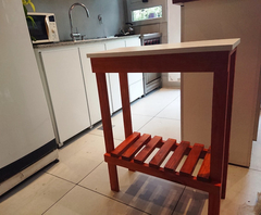 Mesa Auxiliar Cocina 60x30 - 1 Estante, TONALIZADA!!! - tienda online