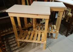 Imagen de Mesa Auxiliar Cocina 70x30 - 1 Estante, Sin Tonalizar!!