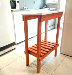 Imagen de Mesa Auxiliar Cocina 60x30 - 1 Estante, TONALIZADA!!!