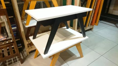 Mesa Ratona Nordica Escandinava 70x50, Patas Negras !!!! - SOHO DESIGN