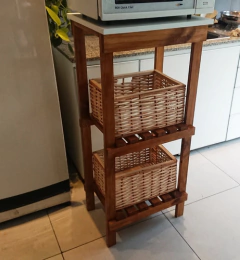 Mesa Para Microondas 50x40 - 2 Estantes,!! en internet