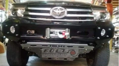 Bumper Paragolpe Reforzado Negro Toyota Hilux 2016+ - Full Equipamientos 4x4