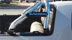 Barra Jaula Antivuelco Cromada Saveiro 2010+ - comprar online
