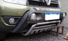Defensa Baja Cromada Duster Oroch en internet