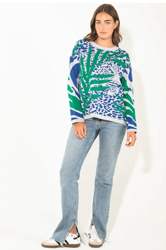 SWEATERS PRINT HOJAS - comprar online