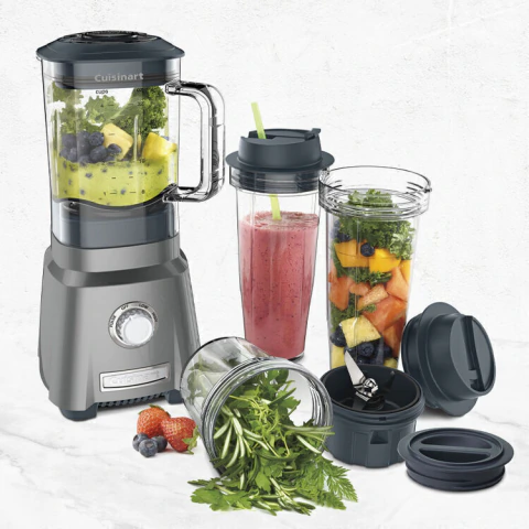Blender Licuadora Compacta Cuisinart CPB300AR Hurricane · 945 ml · 2 Velocidades + Pulse · 350 W · Tritan