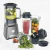 Blender Licuadora Compacta Cuisinart CPB300AR Hurricane · 945 ml · 2 Velocidades + Pulse · 350 W · Tritan