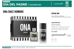 ONA SAEZ HOMBRE - BOX - comprar online