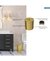 Lixeira Inox Polido Gold com Tampa Útil 5 litros TRAMONTINA 94540/051 - MM Hidráulica