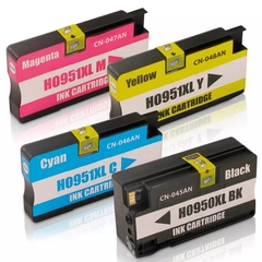 Kit Cartucho Compatível Hp 950Xl 951Xl 4 Cores 8100 8600