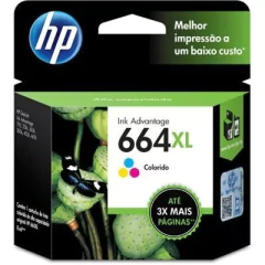 Cartucho HP 664 XL Color 
